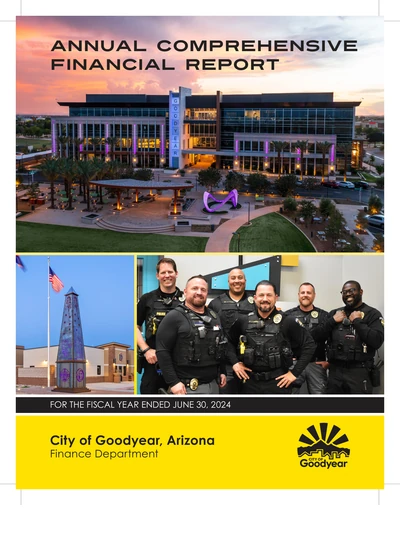 City of Goodyear, Arizona ACFR Cover