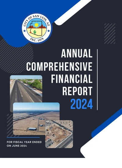 City of San Luis, Arizona ACFR Cover