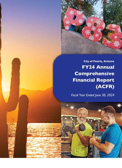 City of Peoria, Arizona ACFR Cover