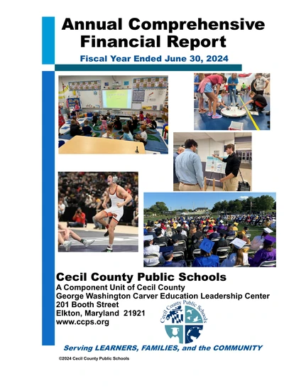 Board of Education of Cecil County ACFR Cover