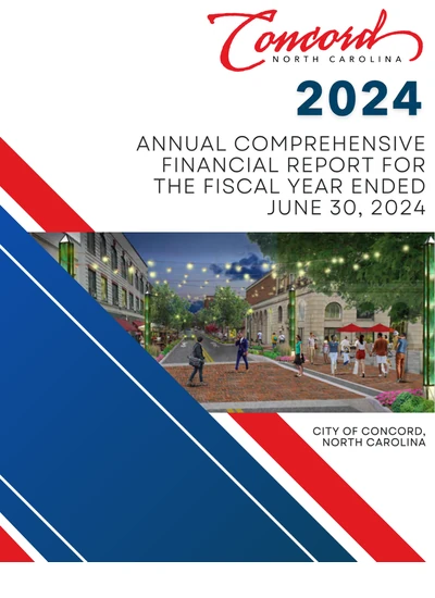 City of Concord ACFR Cover