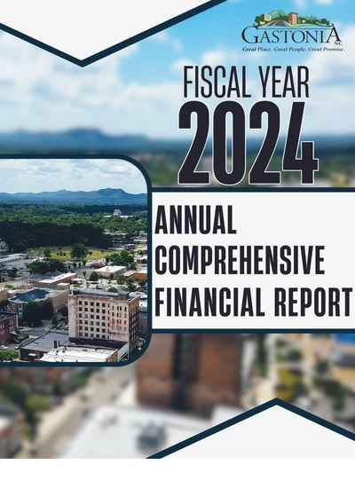 City of Gastonia, North Carolina ACFR Cover
