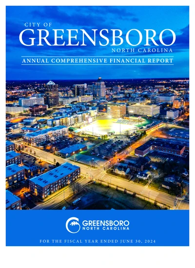 City of Greensboro ACFR Cover