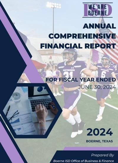 Boerne Independent School District ACFR Cover