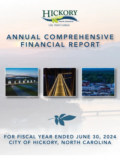 City of Hickory, North Carolina ACFR Cover