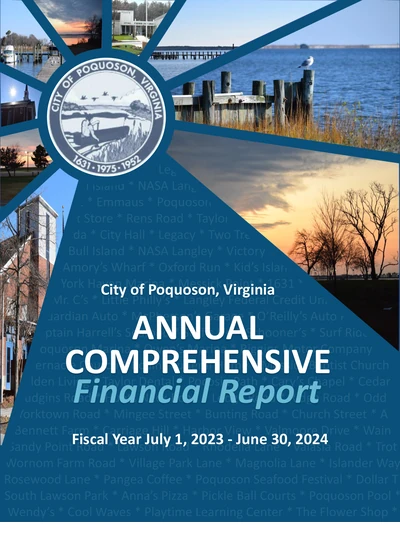 City of Poquoson, Virginia ACFR Cover