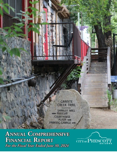 City of Prescott ACFR Cover