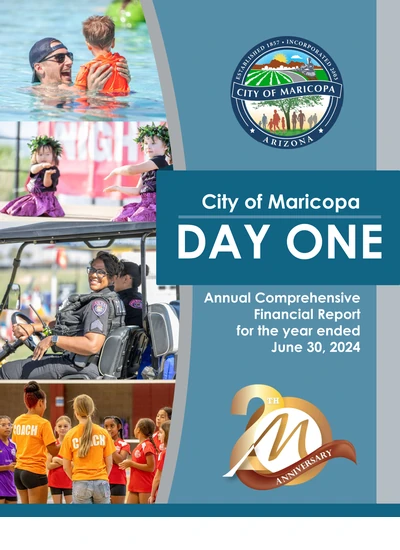City of Maricopa, Arizona ACFR Cover
