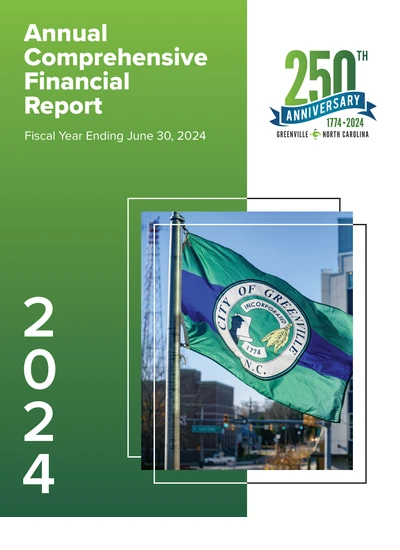 City of Greenville, North Carolina ACFR Cover