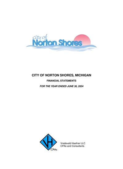City of Norton Shores ACFR Cover