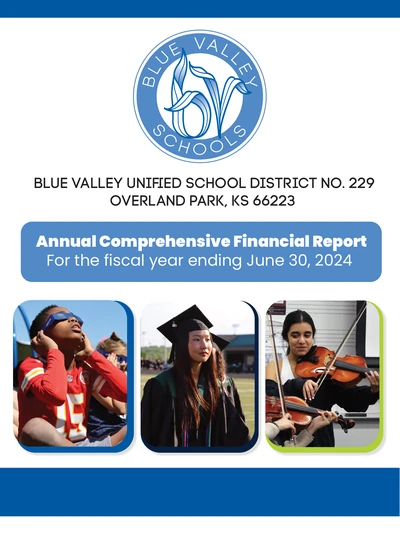 Blue Valley School District No 229 ACFR Cover