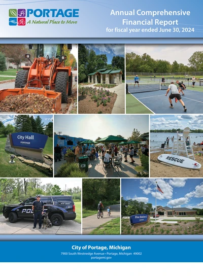 City of Portage ACFR Cover