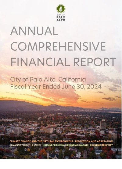 City of Palo Alto ACFR Cover
