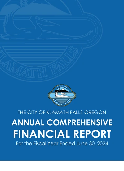 City of Klamath Falls ACFR Cover