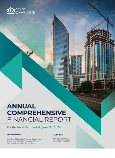 City of Charlotte ACFR Cover