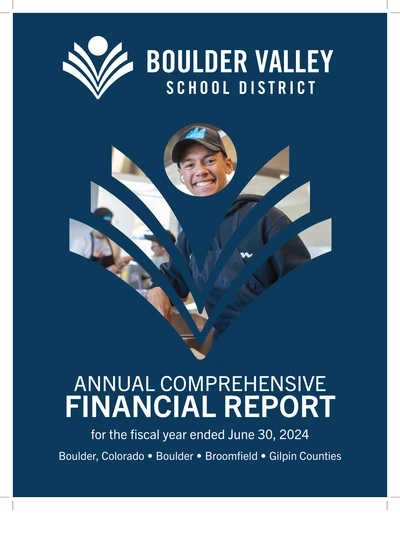 Boulder Valley School District ACFR Cover