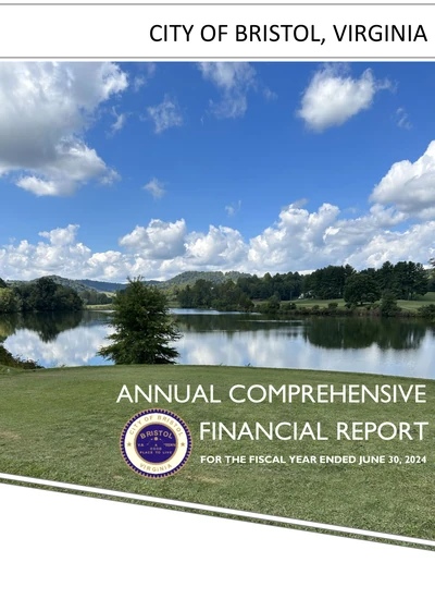 City of Bristol, Virginia ACFR Cover
