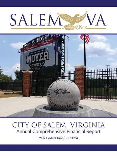 City of Salem ACFR Cover