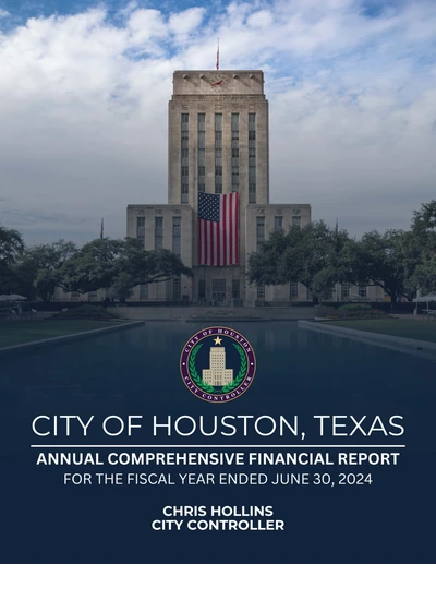 City of Houston ACFR Cover