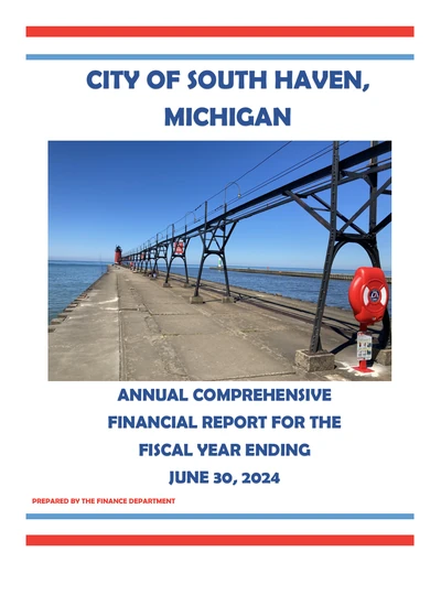 City of South Haven ACFR Cover