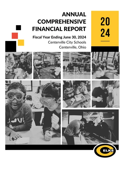 Centerville City School District ACFR Cover