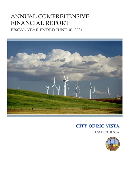 City of Rio Vista ACFR Cover