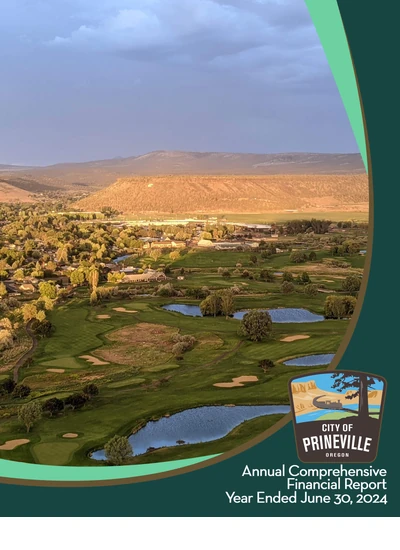 City of Prineville ACFR Cover