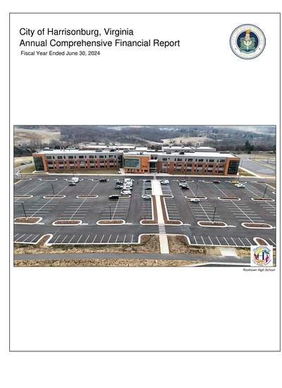 City of Harrisonburg, Virginia ACFR Cover