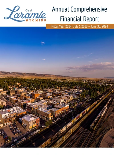 City of Laramie, Wyoming ACFR Cover