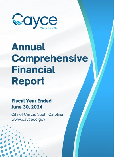 City of Cayce, Sc ACFR Cover