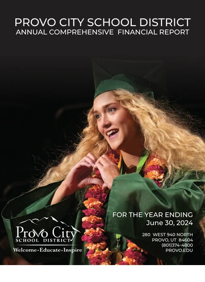 Board of Education Utah County Dba Provo City School District ACFR Cover