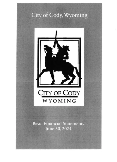 City of Cody ACFR Cover