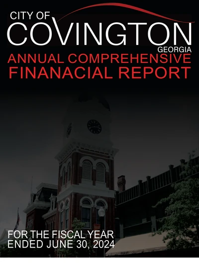 City of Covington ACFR Cover