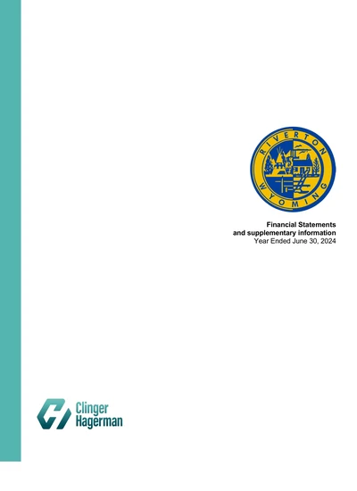 City of Riverton, Wyoming ACFR Cover