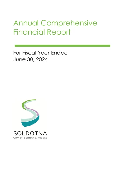 City of Soldotna, Alaska ACFR Cover