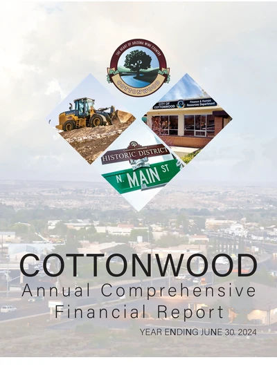 City of Cottonwood ACFR Cover