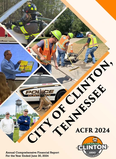 City of Clinton, Tennessee ACFR Cover