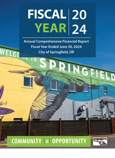 City of Springfield ACFR Cover