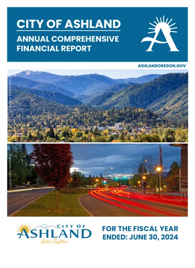 City of Ashland ACFR Cover