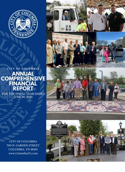 City of Columbia ACFR Cover