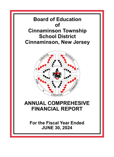 Cinnaminson School District ACFR Cover