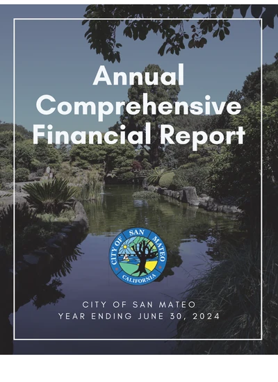 City of San Mateo ACFR Cover