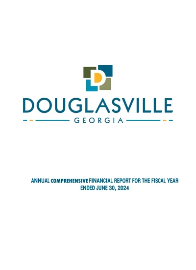 City of Douglasville, Georgia ACFR Cover