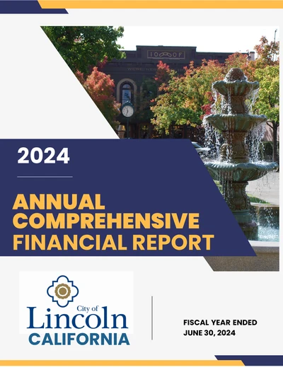 City of Lincoln ACFR Cover