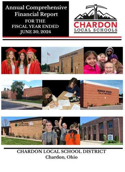 Chardon Local School District ACFR Cover
