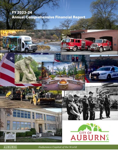 City of Auburn ACFR Cover
