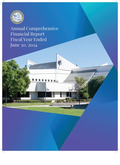 City of Carson ACFR Cover