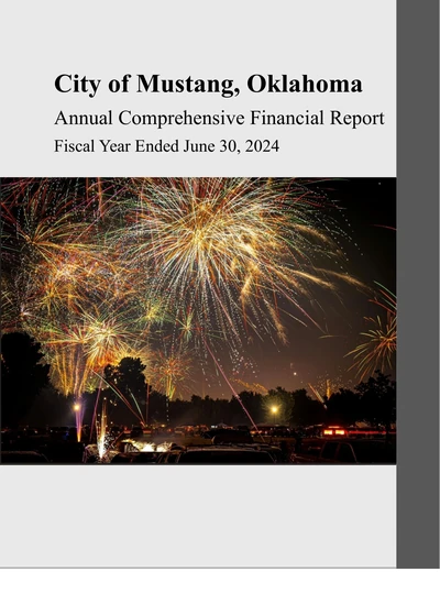 City of Mustang ACFR Cover