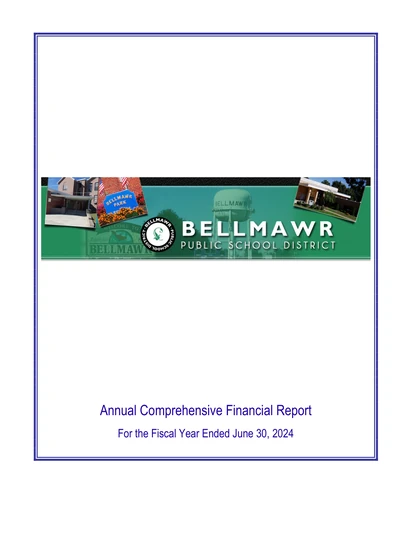 Borough of Bellmawr School District ACFR Cover