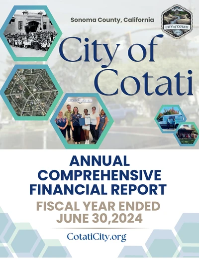 City of Cotati ACFR Cover